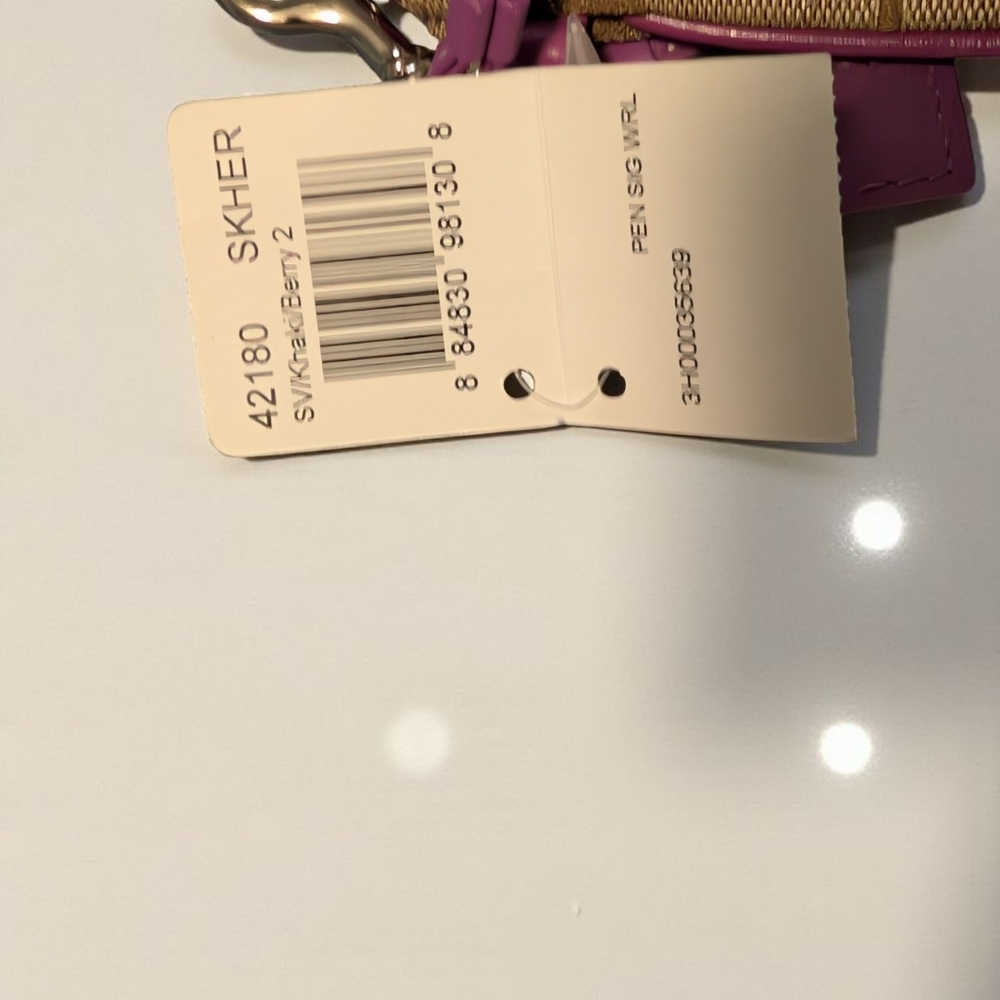 Coach Corner Zip Signature Wristlet Khaki/Berry (NWT) - Picture 4 of 6